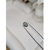 0.76 Ct. Green Sapphire from Madagascar Life Style