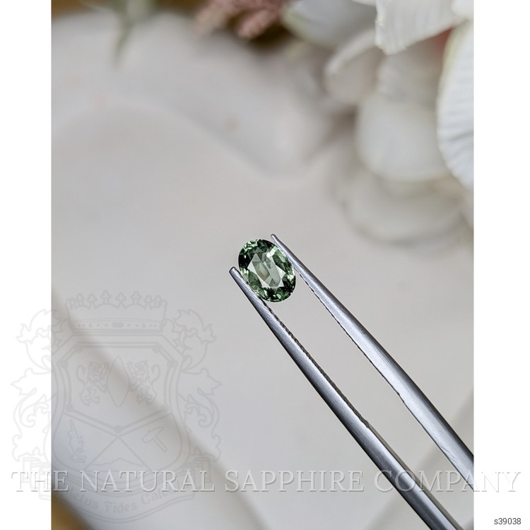 0.85 Ct. Green Sapphire from Madagascar