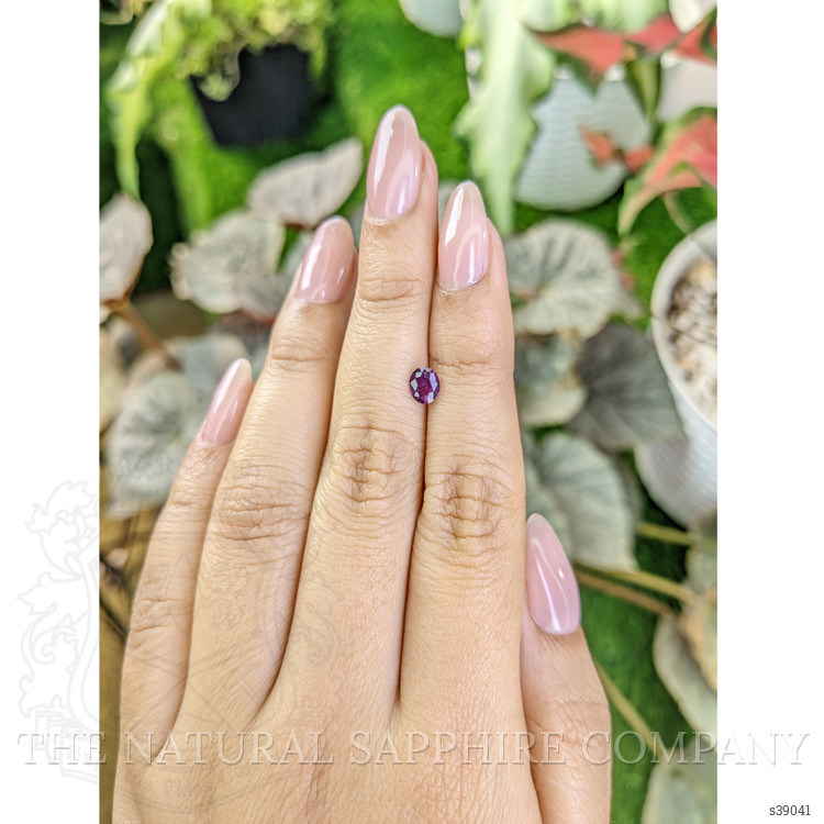0.55 Ct. Pinkish Purple Sapphire from Madagascar
