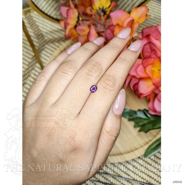 0.55 Ct. Pinkish Purple Sapphire from Madagascar