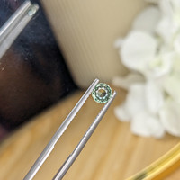 0.58 Ct. Green Sapphire from Madagascar Life Style