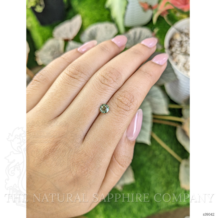 0.58 Ct. Green Sapphire from Madagascar