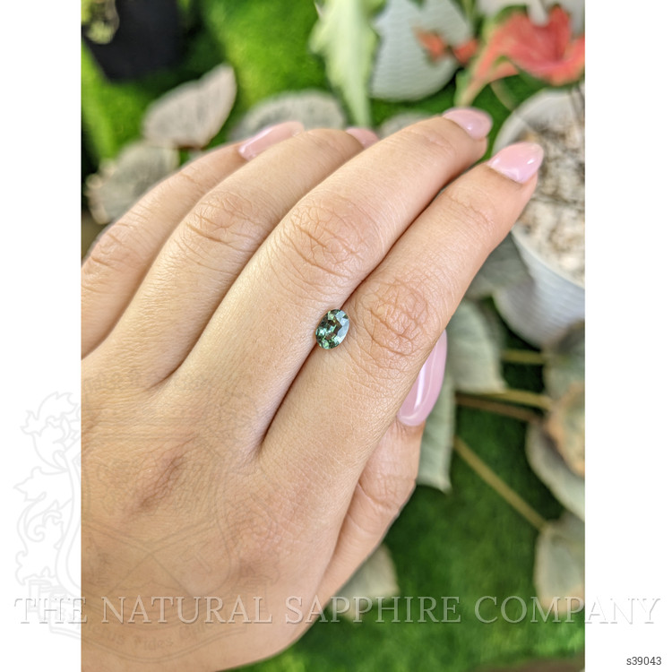 0.78 Ct. Green Sapphire from Madagascar
