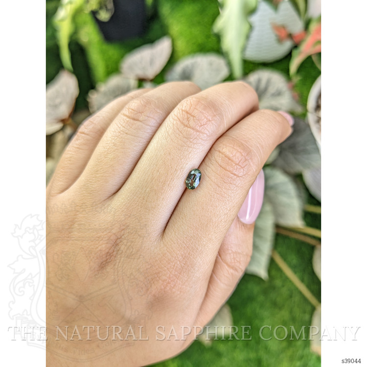 0.70 Ct. Brownish Green Sapphire from Madagascar