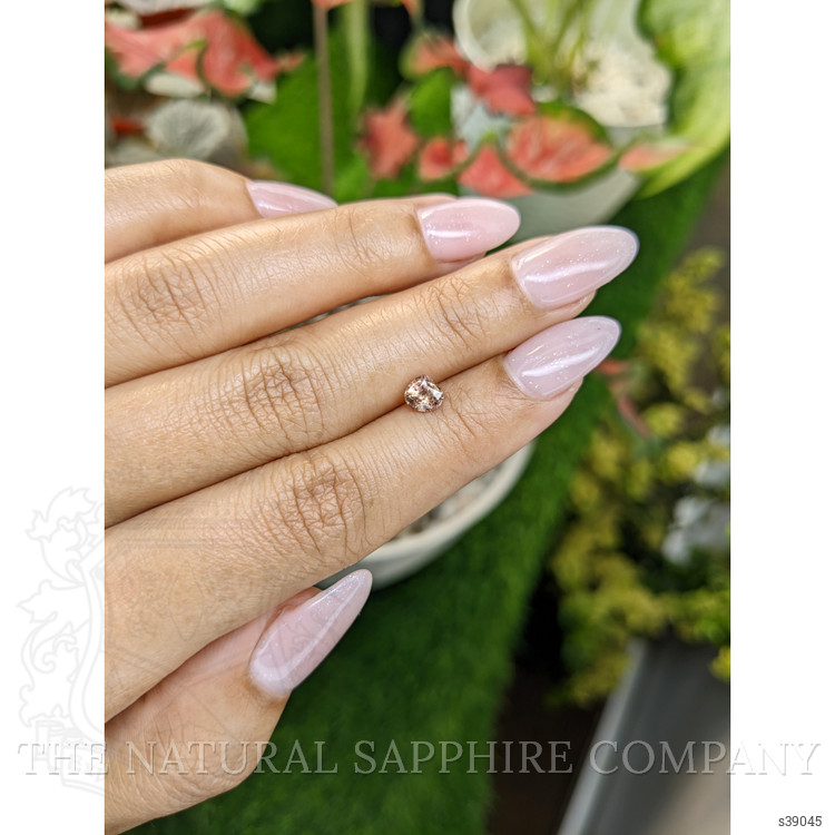 0.62 Ct. Peach Sapphire from Madagascar