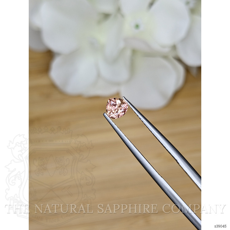 0.62 Ct. Peach Sapphire from Madagascar