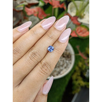 1.27 Ct. Blue Sapphire from Madagascar Life Style
