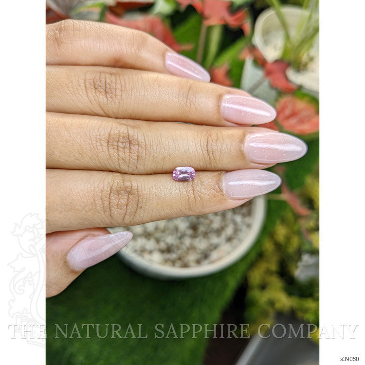 0.69 Ct. Pinkish Purple Sapphire from Ceylon (Sri Lanka)