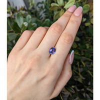 3.11 Ct. Purple Sapphire from Ceylon (Sri Lanka) Life Style