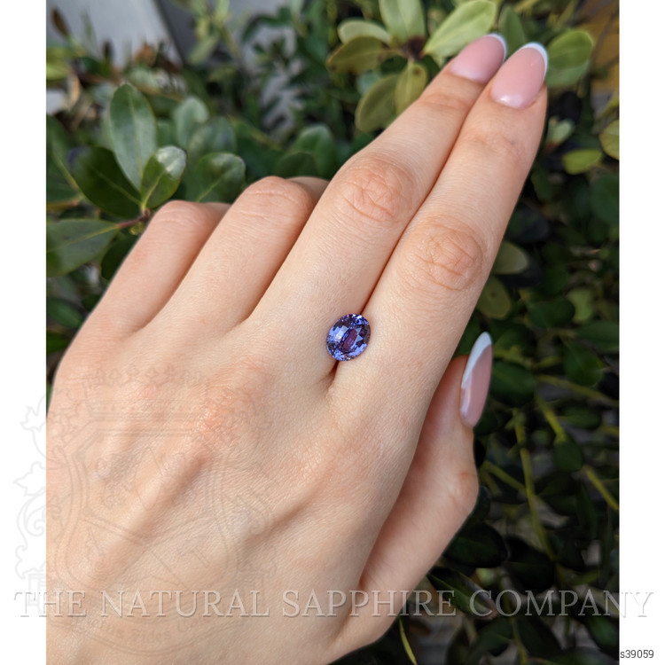 3.11 Ct. Purple Sapphire from Ceylon (Sri Lanka)