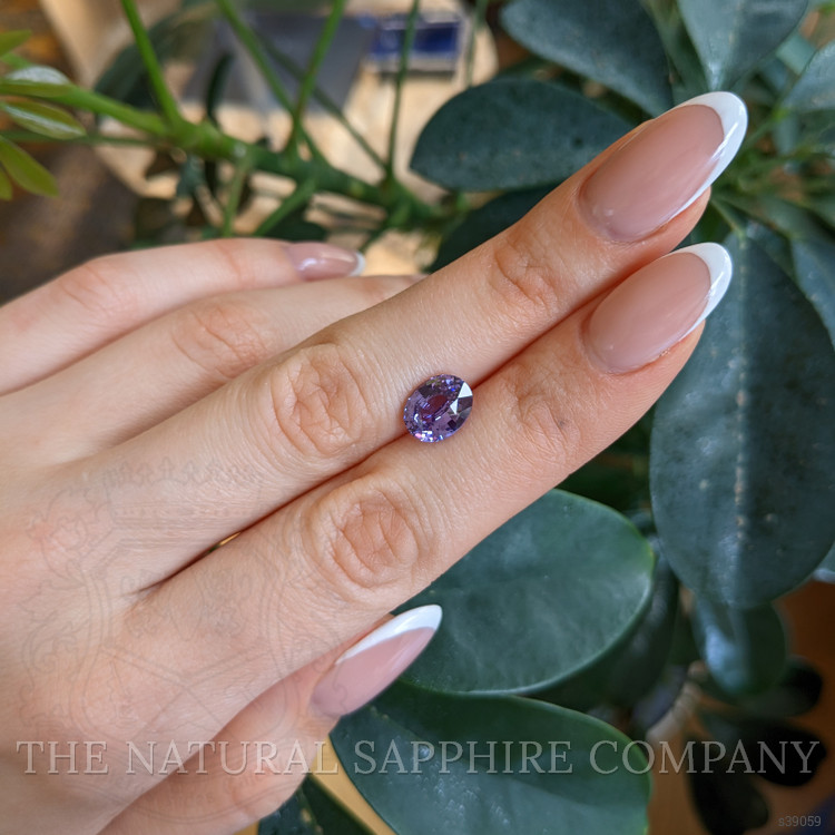 3.11 Ct. Purple Sapphire from Ceylon (Sri Lanka)