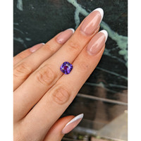 3.54 Ct. Purple Sapphire from Madagascar Life Style