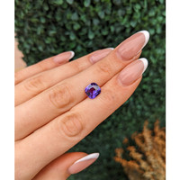 3.54 Ct. Purple Sapphire from Madagascar Life Style