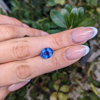 4.61 Ct. Blue Sapphire from Ceylon (Sri Lanka) Life Style