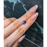 3.08 Ct. Blue Sapphire from Ceylon (Sri Lanka) Life Style