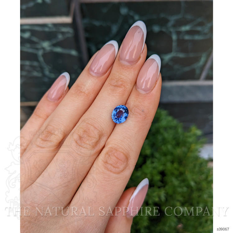 3.52 Ct. Blue Sapphire from Ceylon (Sri Lanka)