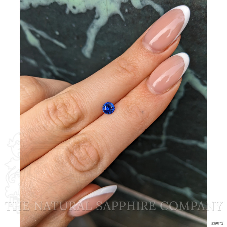 0.56 Ct. Blue Sapphire from Ceylon (Sri Lanka)