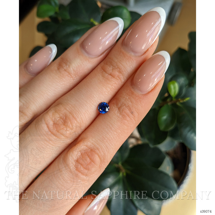 0.61 Ct. Blue Sapphire from Ceylon (Sri Lanka)