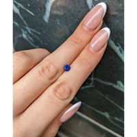 0.67 Ct. Blue Sapphire from Ceylon (Sri Lanka) Life Style