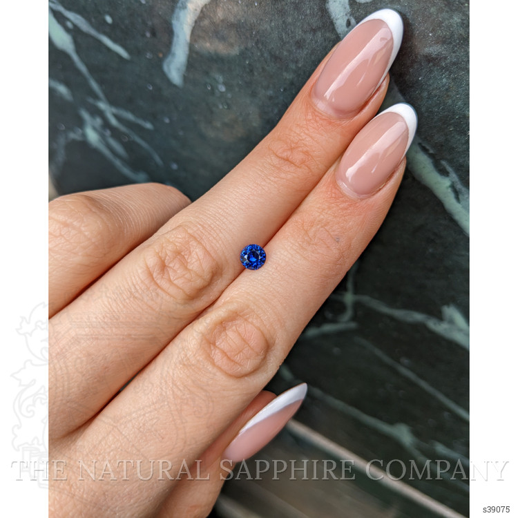 0.67 Ct. Blue Sapphire from Ceylon (Sri Lanka)