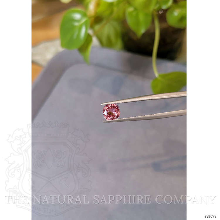 1.57 Ct. Reddish Pink Sapphire from Ceylon (Sri Lanka)