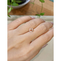 2.01 Ct. Peach Sapphire from Ceylon (Sri Lanka) Life Style