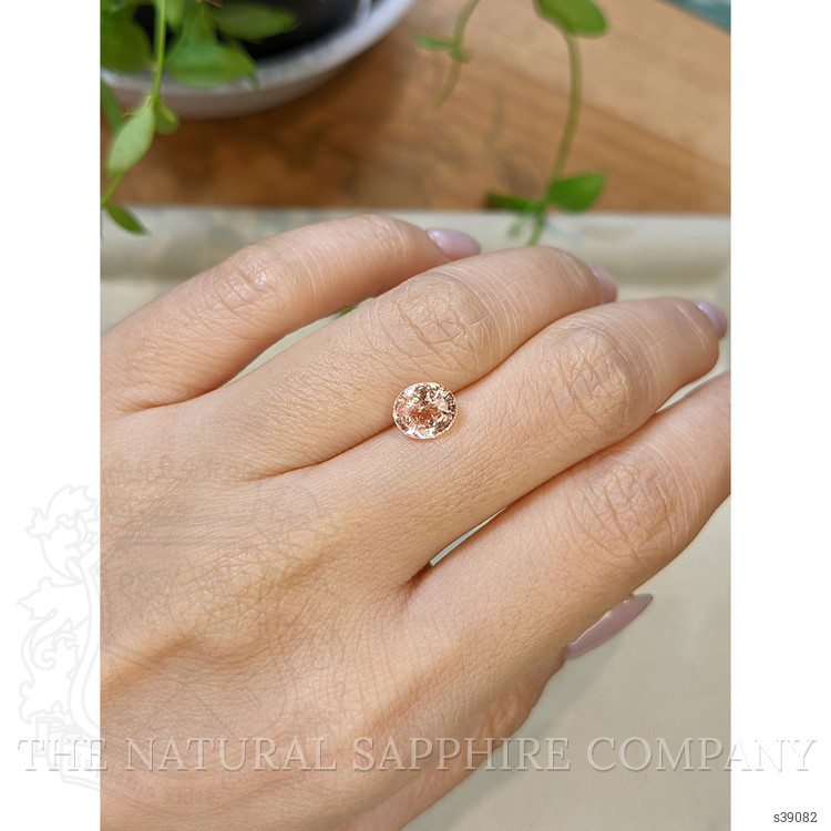2.01 Ct. Peach Sapphire from Ceylon (Sri Lanka)