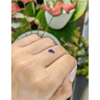 0.44 Ct. Purple Sapphire from Ceylon (Sri Lanka) Life Style