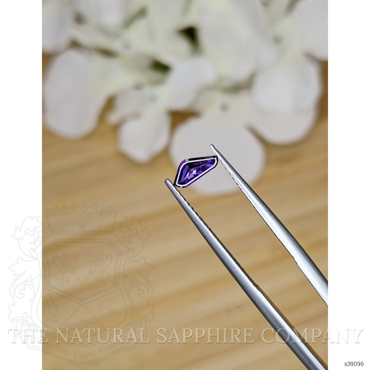 0.44 Ct. Purple Sapphire from Ceylon (Sri Lanka)
