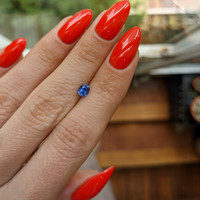 0.56 Ct. Blue Sapphire from Ceylon (Sri Lanka) Life Style