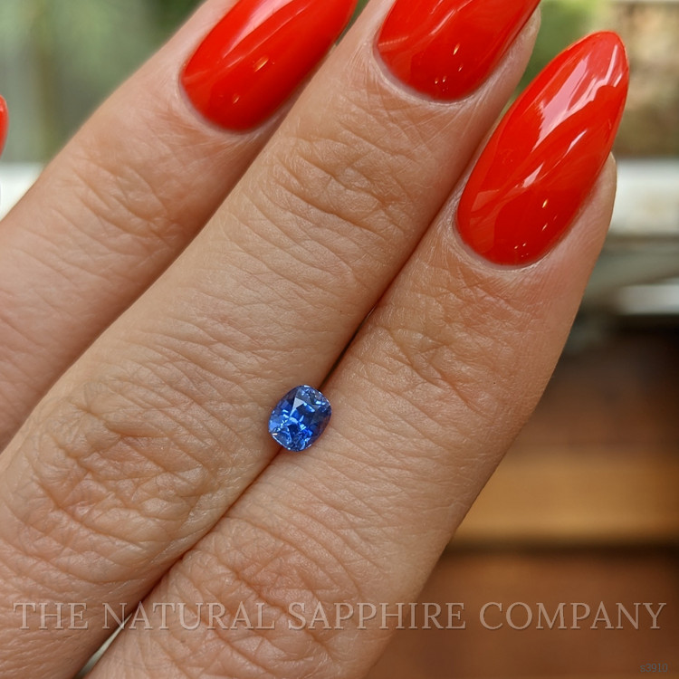 0.56 Ct. Blue Sapphire from Ceylon (Sri Lanka)