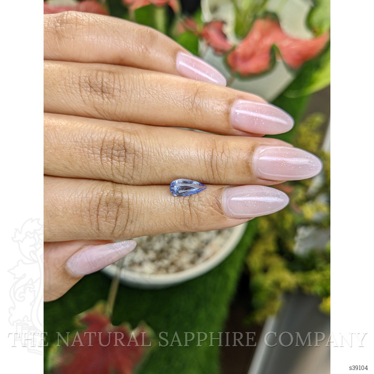 1.33 Ct. Blue Sapphire from Ceylon (Sri Lanka)