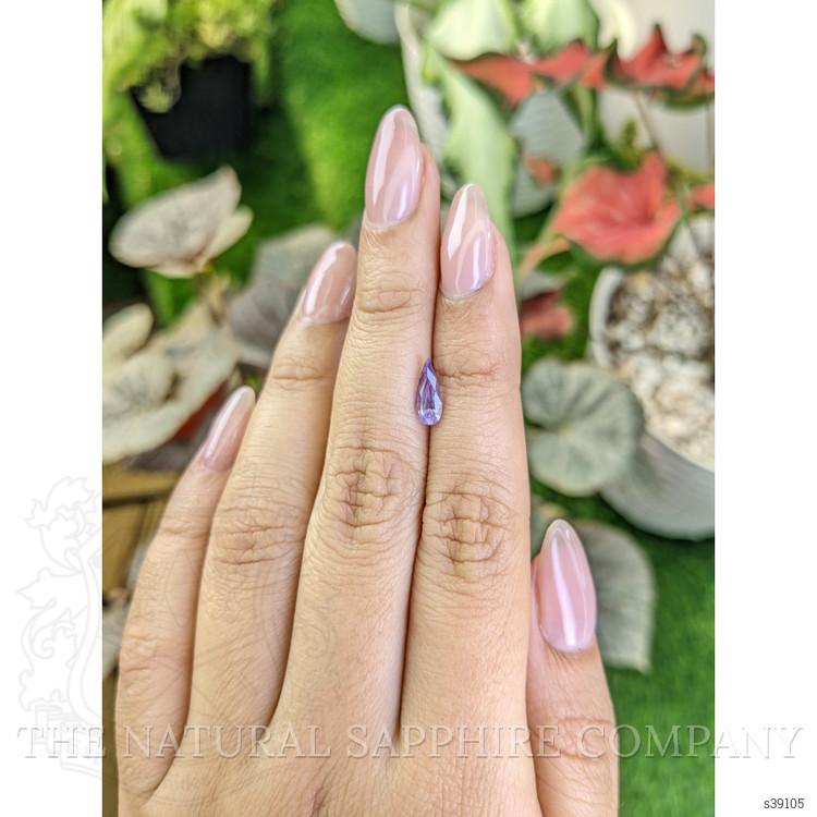 1.03 Ct. Purple Sapphire from Ceylon (Sri Lanka)
