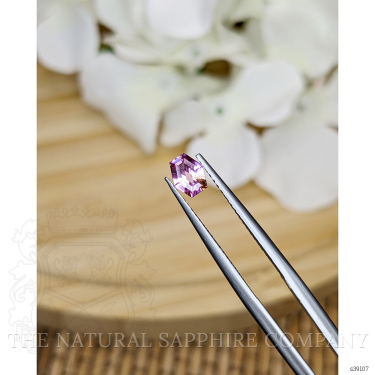 0.67 Ct. Pinkish Purple Sapphire from Ceylon (Sri Lanka)