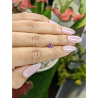 0.55 Ct. Pinkish Purple Sapphire from Ceylon (Sri Lanka) Life Style