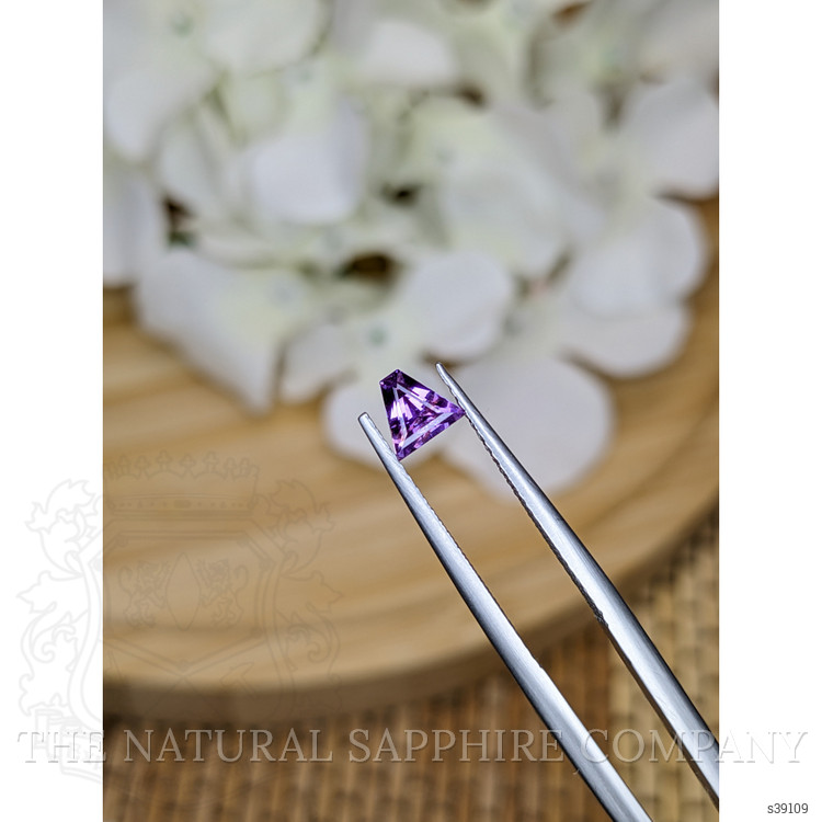 0.55 Ct. Pinkish Purple Sapphire from Ceylon (Sri Lanka)