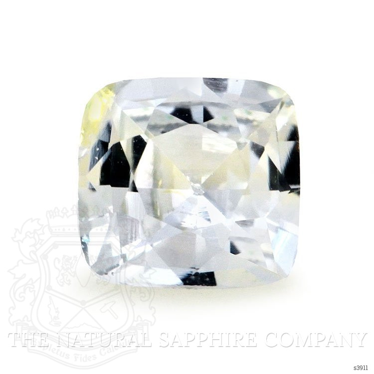 0.57 Ct. White Sapphire from Ceylon (Sri Lanka)
