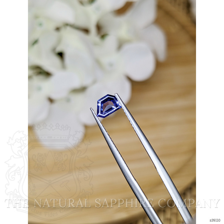 0.57 Ct. Blue Sapphire from Ceylon (Sri Lanka)