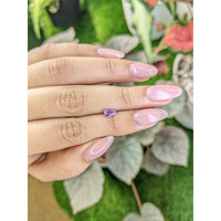 0.52 Ct. Pinkish Purple Sapphire from Ceylon (Sri Lanka) Life Style