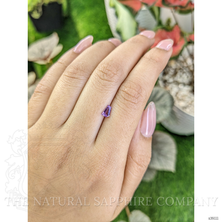 0.52 Ct. Pinkish Purple Sapphire from Ceylon (Sri Lanka)