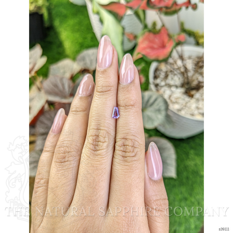 0.52 Ct. Pinkish Purple Sapphire from Ceylon (Sri Lanka)