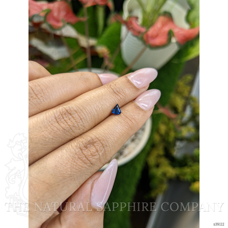 0.45 Ct. Blue Sapphire from Ceylon (Sri Lanka)