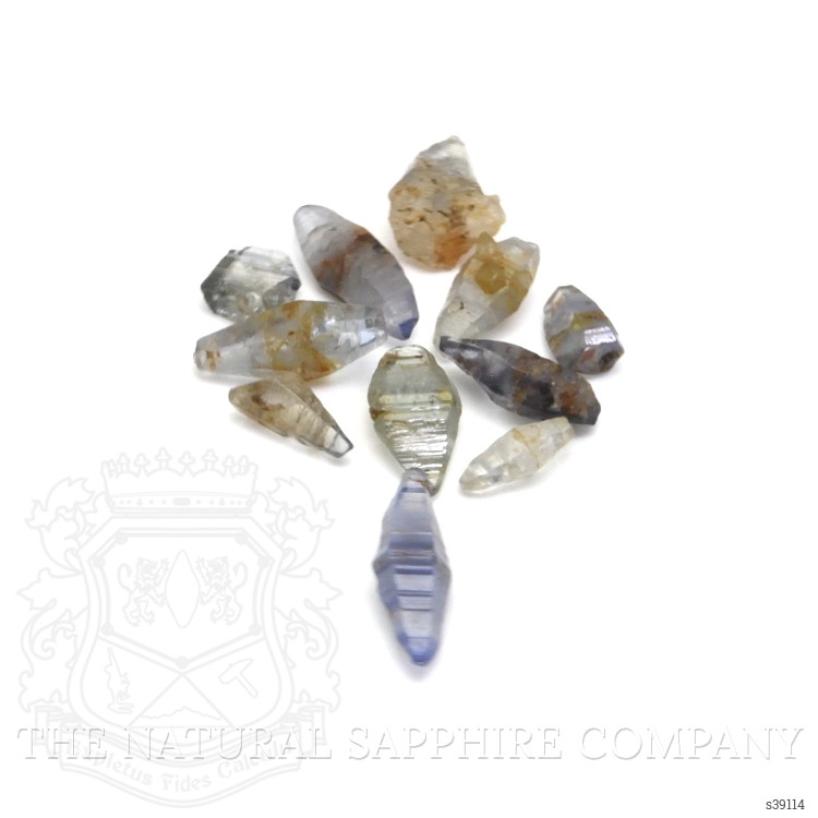 27.54 Ct. Multi Color Sapphire Crystal from Ceylon (Sri Lanka)