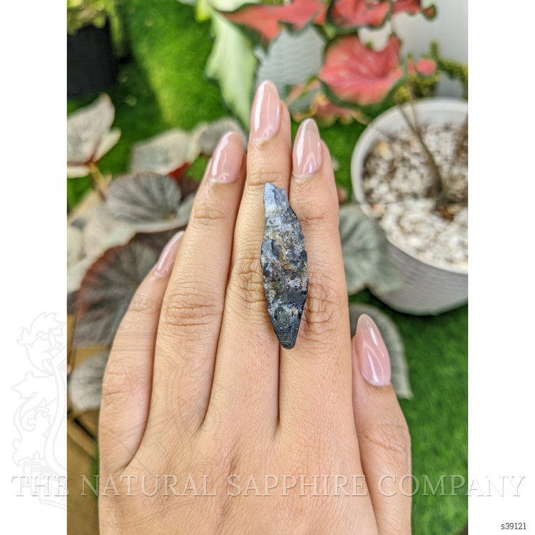 45.58 Ct. Blue Sapphire Crystal from Ceylon (Sri Lanka)