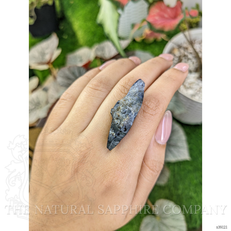 45.58 Ct. Blue Sapphire Crystal from Ceylon (Sri Lanka)