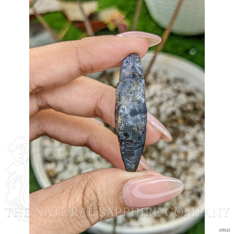 45.58 Ct. Blue Sapphire Crystal from Ceylon (Sri Lanka)
