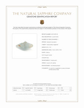 9.41 Ct. Blue Sapphire Crystal from Ceylon (Sri Lanka) Scan Report