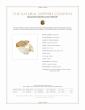 27.03 Ct. Yellow Sapphire Crystal from Ceylon (Sri Lanka) Scan Report