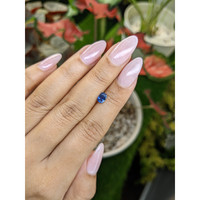 0.73 Ct. Blue Sapphire from Ceylon (Sri Lanka) Life Style