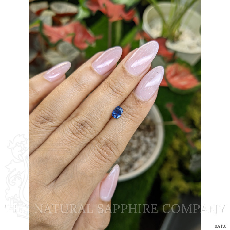 0.73 Ct. Blue Sapphire from Ceylon (Sri Lanka)
